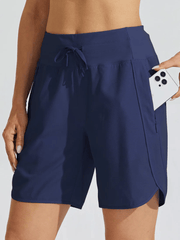 🔥New Arrival 49% OFF🔥Women's Active 7 Inseam Athletic Long Running High Wasistband Shorts