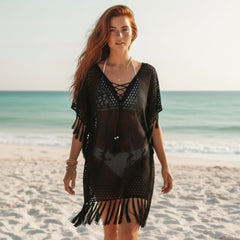 Sexy Tassel Beach Cover Up