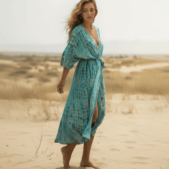 Long Kimono Swimsuit Cover Up